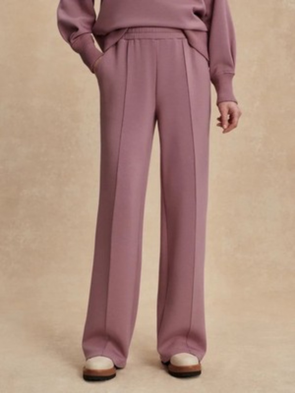 Varley The Wide Leg Pant 28 - Wistful Mauve: XL